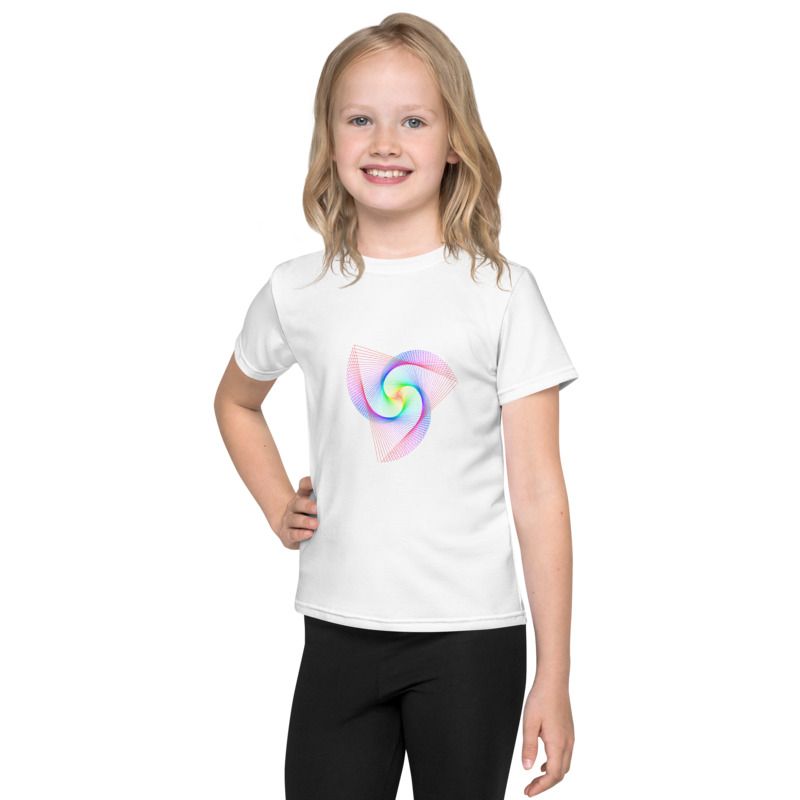 Dreiecks Spirale T-Shirt